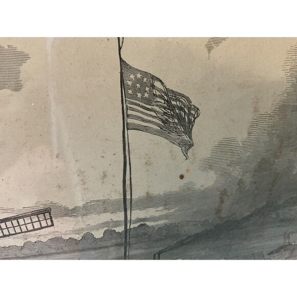 Antique Newspaper Civil War Cape Girardeau Harper Pictorial 1800s Military Rare - Picture 6 of 7